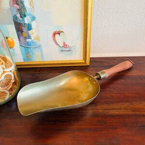 Antique Brass Grain Scoop Gallery Wall English Cottagecore Farmhouse European 18